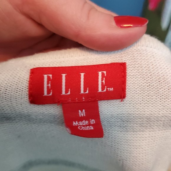 Striped, Sequined Fitted Sweater - Picture 2 of 3